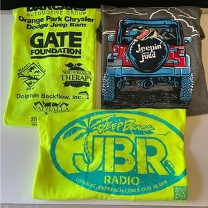 Jeep event Graphic T-Shirt Set. Large.